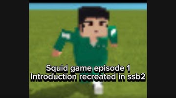 Squid game Ep1 introduction recreated in simple sandbox 2