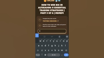 HOW TO WIN BIG IN ALT SEASON: 8 ESSENTIAL TRADING STRATEGIES | PART 5 OF 6 | Memefi New Video Code