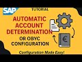 SAP MM - Automatic Account Determination (OBYC Configuration) | Step-by-Step Tutorial