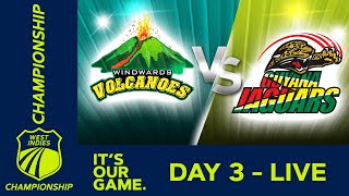 🔴LIVE Windward Islands v Guyana - Day 3 | West Indies Championship | Saturday 15th February 2020