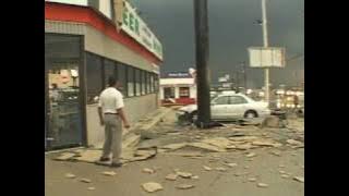 Extreme Wind Video - Derecho Downburst in Hudson Oaks, Texas