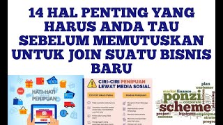 14 HAL PENTING YANG HARUS ANDA TAU SEBELUM MEMUTUSKAN JOIN SUATU BISNIS BARU screenshot 5