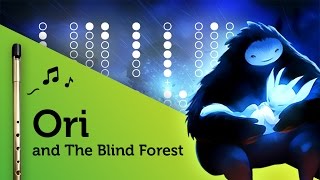 Ori and The Blind Forest (main theme) on Tin Whistle D + tabs tutorial chords