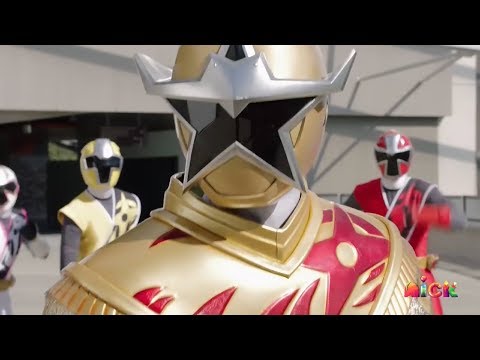 Super Ninja Steel - Gold Ranger vs Tynamon | E17 Happy to Be Me | Power Rangers Official