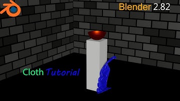 Cloth Simulation tutorial in blender, EEVEE (2.8)