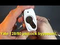 Lockpicking: Yale Y128/50 padlock bypassed