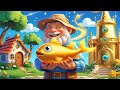 The Golden Fish and the Greedy Fisherman 🐟 | Moral Story for Kids | 3 Magical Wishes |kids cartoon