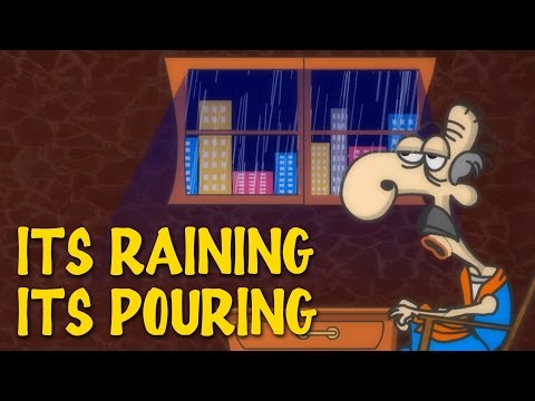 It's Raining It's Pouring | Nursery Rhyme With Lyrics | English Rhymes For Kids