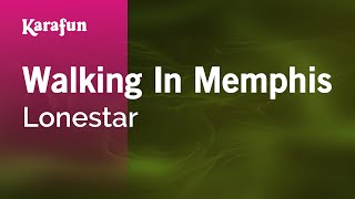 Walking in Memphis - Lonestar | Karaoke Version | KaraFun screenshot 4