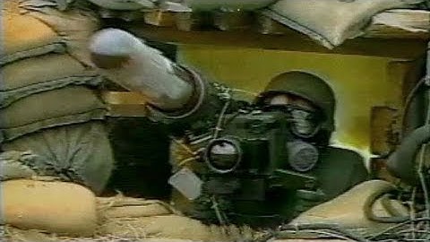 Javelin missile Training tests | Stock Footage