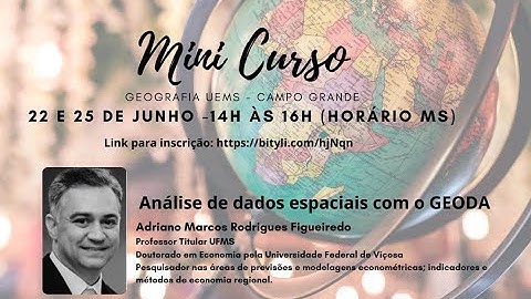 Minicurso - Análise de Dados Geoespaciais utilizando o GEODA (parte 2/2)