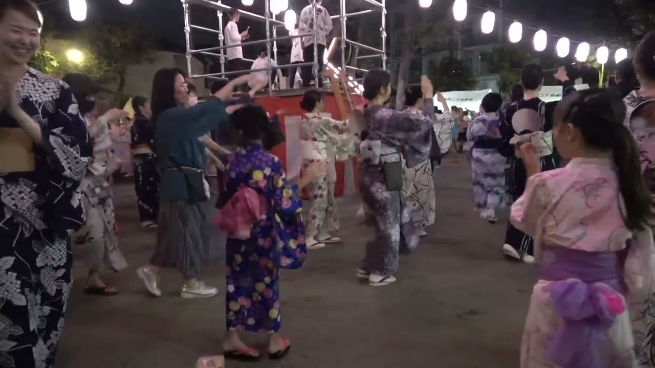 🏮＃板橋二輪草音頭＃緑が丘第二公園”氷川神社例大祭盆踊り2023＃日本の夏祭り＃2023年9月9日＃ItabashiNirinsoOndo