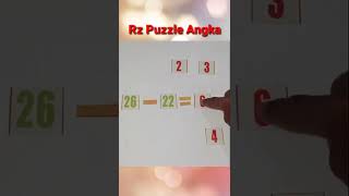 Puzzle angka,mencocokan angka,pengurangan #shorts #puzzlegame #matematika