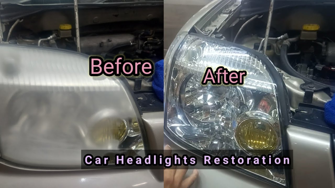 Car Headlights Restoration ( Cara kilatkan lampu kuning YouTube