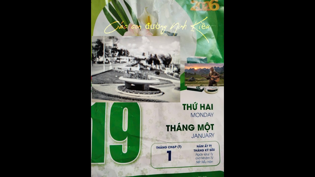 Bính Ngọ  Những Con Đường Quen Thuộc Ninh Kiều.The Year of the Horse  the Roads of Ninh Kieu