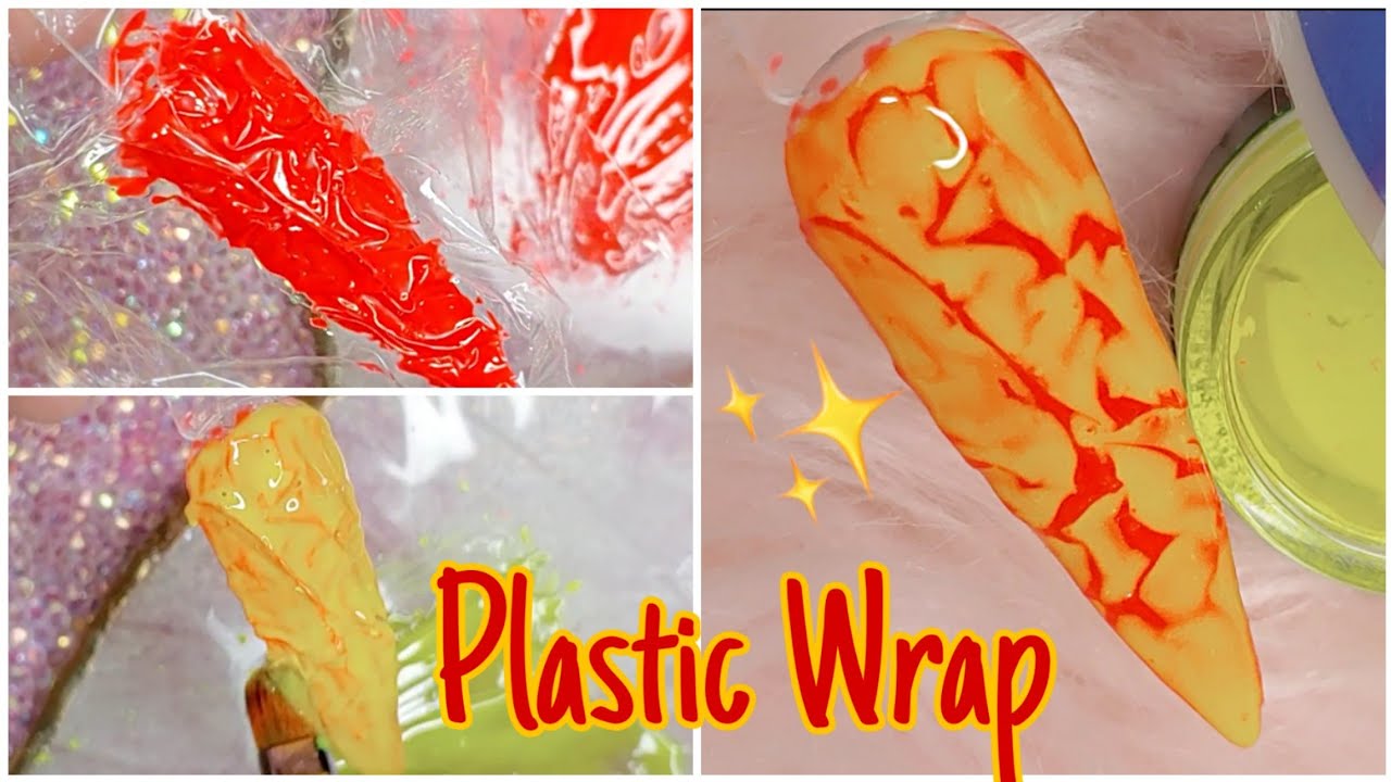 TRYING PLASTIC WRAP TECHNIQUE 😍 - YouTube