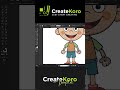 Cartoon Movement with Puppet Warp Tool 🔥 | Illustrator Trick | CreateKoro