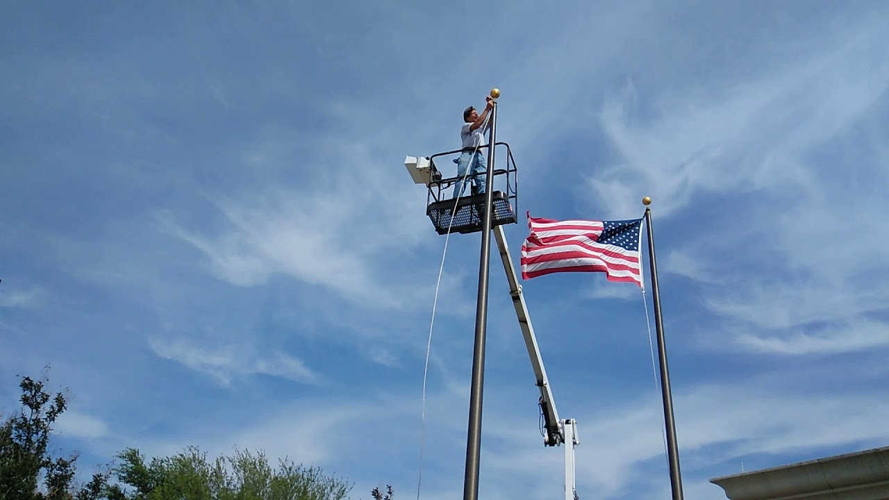 Flagpole Restring YouTube