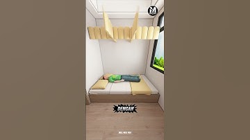Ide Desain Kamar Anak Tunggal #shorts