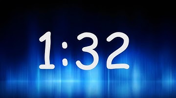 1:32 Minutes Timer / Countdown from 1min 32sec