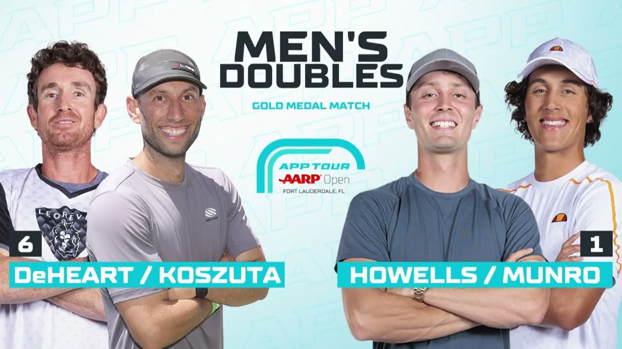 GOLD MEDAL MATCH Men's Pro Doubles - Will Howells & Jack Munro vs. Ryler DeHeart & Kyle Koszuta