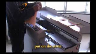 BOWAY BW-950Z perfect binder operation video.wmv