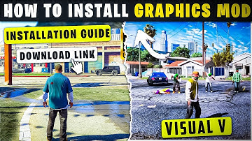🔥How To Install Visual V Graphics In GTA V ✅- 2024 (Low End PC)