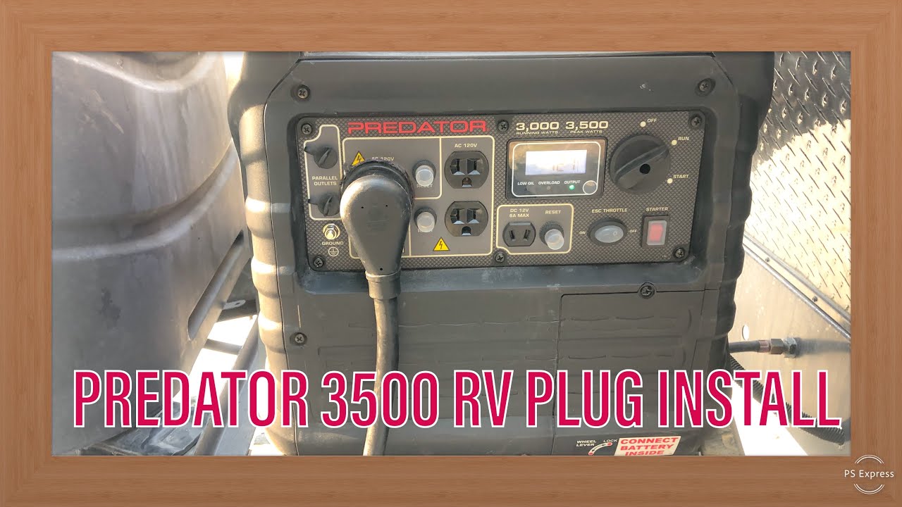 Harbor Freight Predator 3500 Watt Inverter Generator RV Outlet