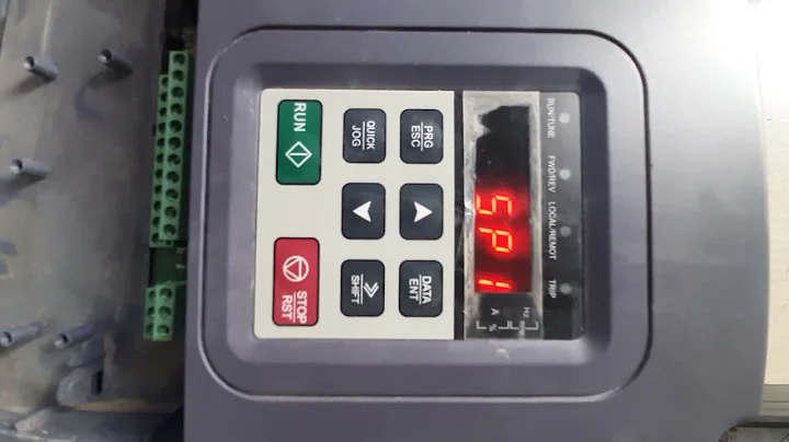 invt vfd  sp1 fault repair