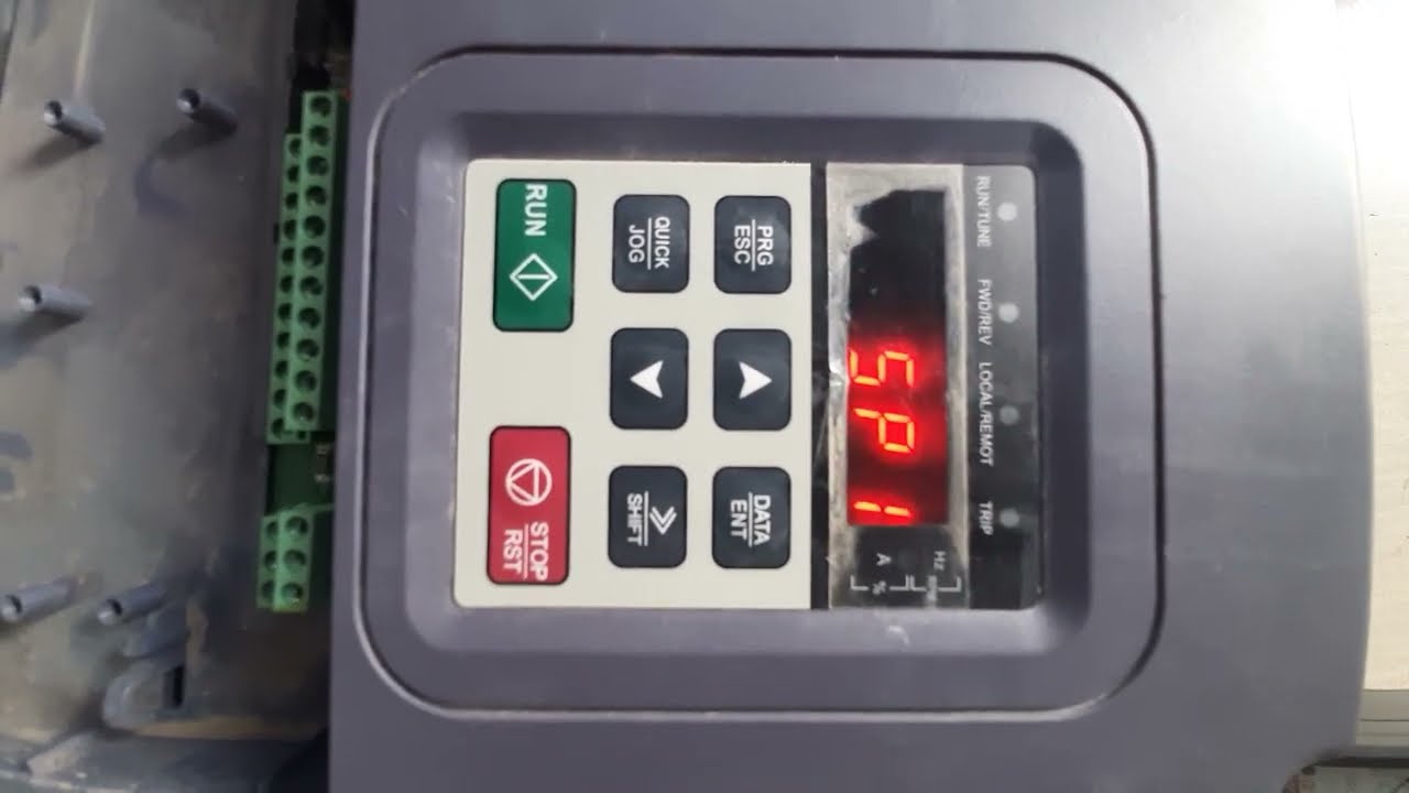 invt vfd  sp1 fault repair