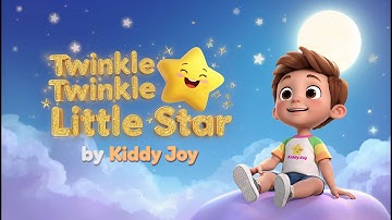 Twinkle Twinkle Little Star 🌟 | Cute Baby Boy Version | Nursery Rhyme for Kids | Kiddy Joy