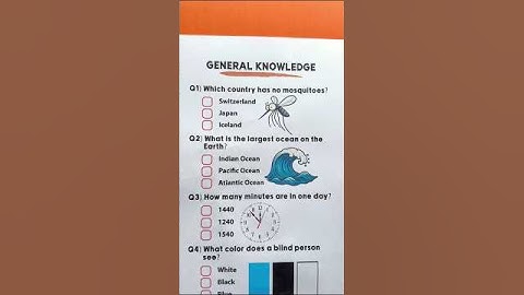 General knowledge- Can You Get 5/5? #quiz #quiztime #generalknowledge #trivia #learnontiktok