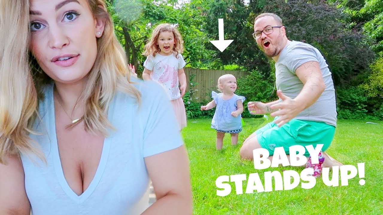 kids anka BABY’S FIRST TIME STANDING UP!