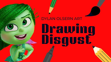 How to Draw Disgust (Disney and Pixar’s Inside Out)