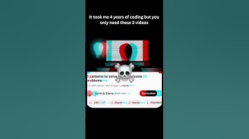 4 Years. 127 Interviews. Learn to Code Like a Genius with Just These 8 Patterns! #shorts