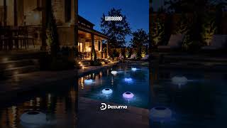 Heavy Splash Test! Remote-Controlled Solar Floating RGB Pool Lights (SKU: LI001668)
