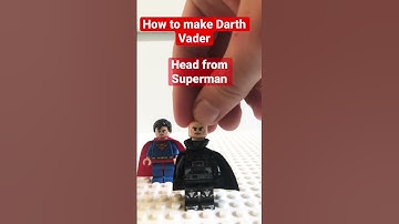 How to make Darth Vader without his pieces #lego #starwar