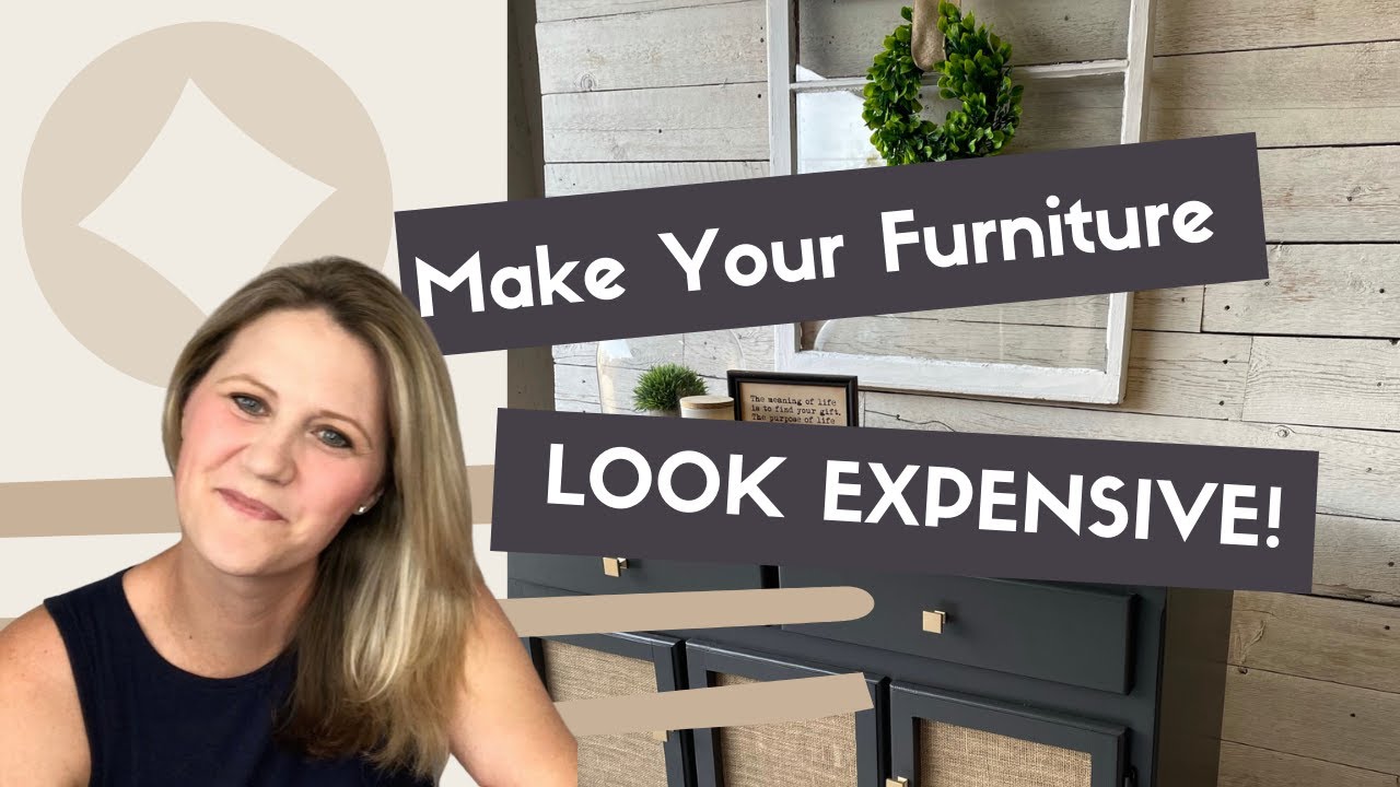 HowTo Create EXPENSIVE LOOKING furniture for CHEAP! YouTube