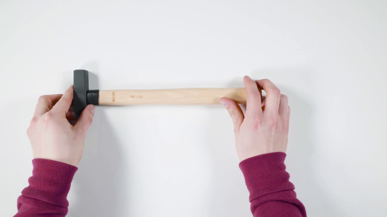 KS-Tools Schlosserhammer mit Hickorystiel 142.1320 200g