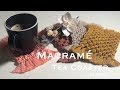 Macramé Coaster using Alternating Square Knot (교차 평매듭을 이용한 마크라메 코스터)