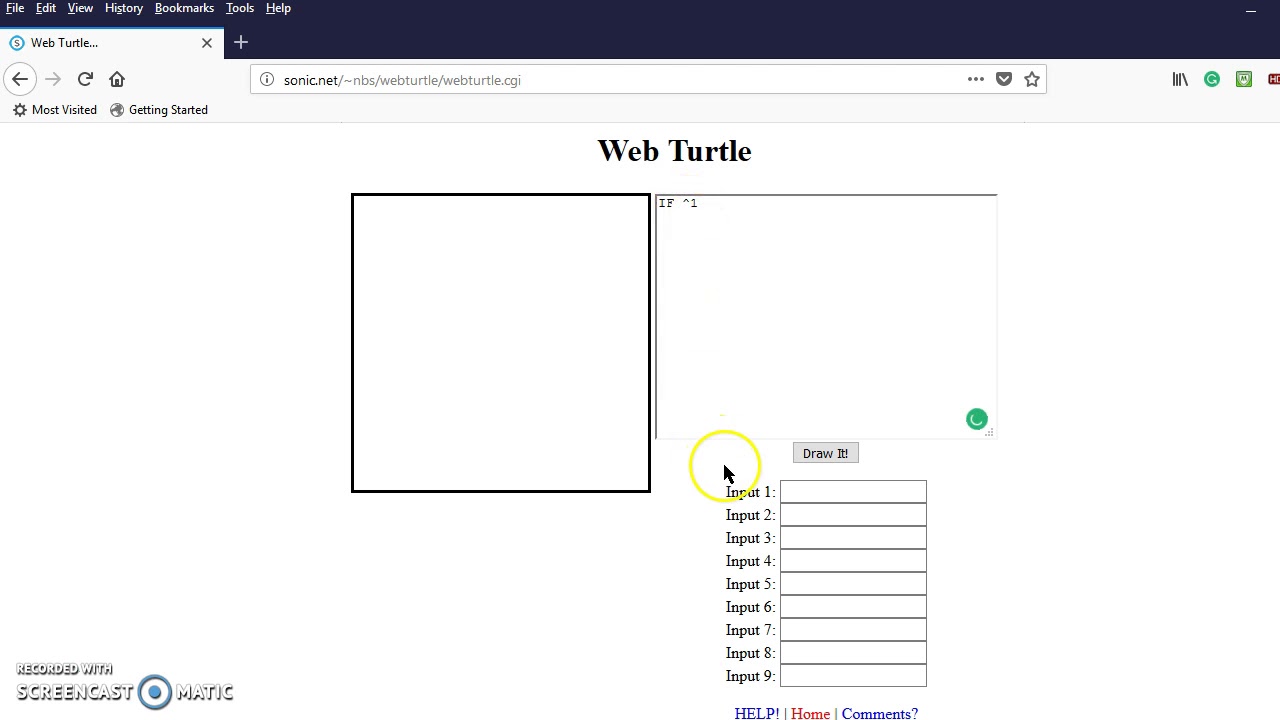 CISC 150 Web Turtle Branching - YouTube