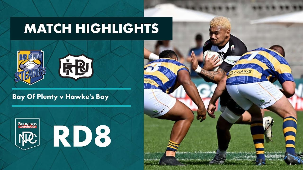 Bunnings NPC 2022 | Round 8 Highlights | Bay of Plenty v Hawke's Bay ...