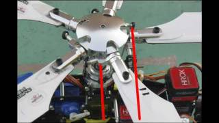 Floating five blade rotor head for 450 Heli,It does not need V-bar.[2]