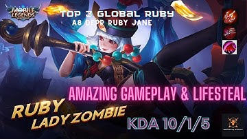 Top 3 Ruby Global-Amazing Lifesteal & Gameplay