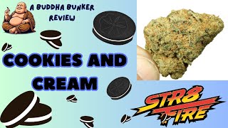 "COOKIES & CREAM" by STR8FIRE- THCA Hybrid Legal Flower Review