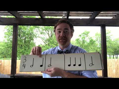 Rhythms with Mr. Woodward - 3/4 time using the Down Up method