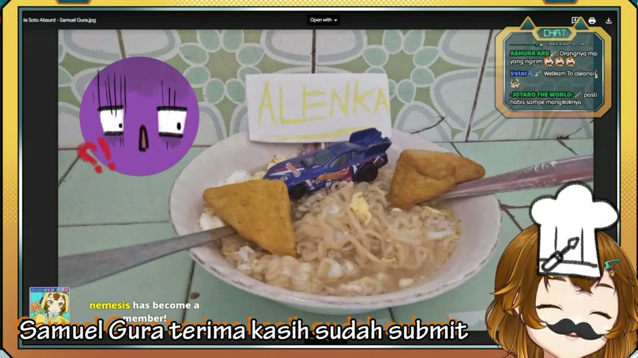 【 VTuber Clip 】Indomie Soto Spesial Tapi Absurd | Alenka Inventra