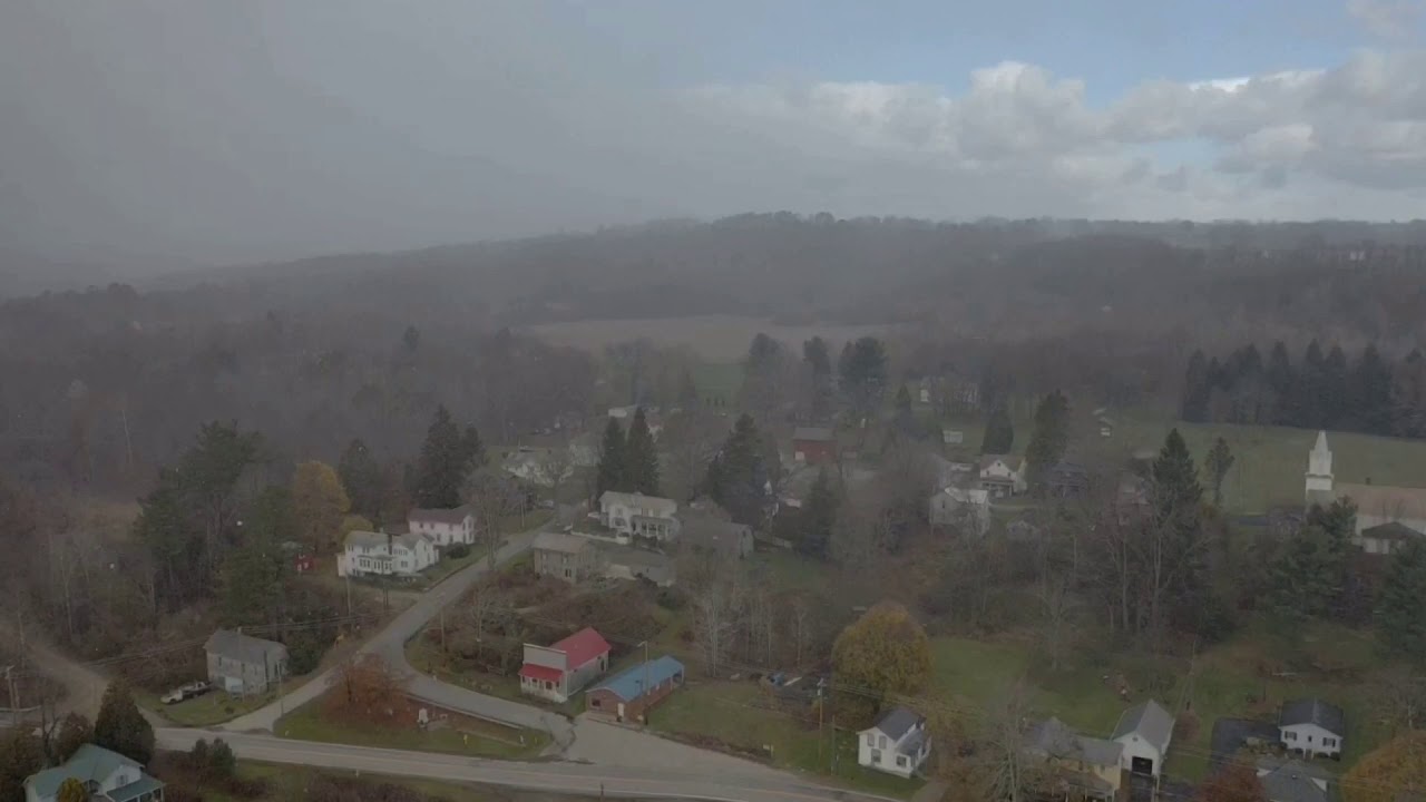 Early November snowfall in Hadley PA YouTube