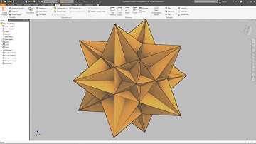 Great Icosahedron - Autodesk Inventor