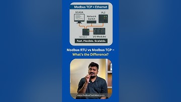 Modbus RTU vs Modbus TCP — Know the Difference! ⚡